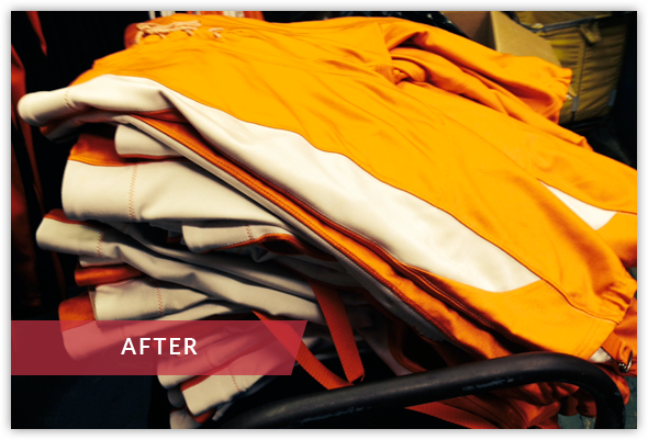Freshly cleaned clothes at Gardner's Drycleaning-Laundry in Charleston WV